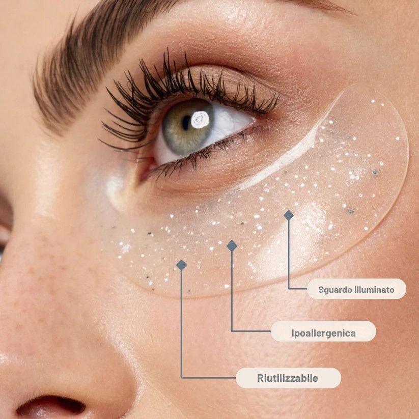 Patch occhi riutilizzabili in silicone - Beauvy
